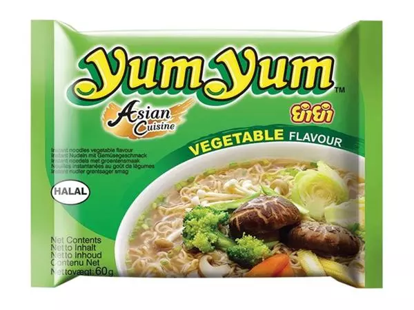 Een Noodles Yum Yum groenten 60gr koop je bij De Joma BV