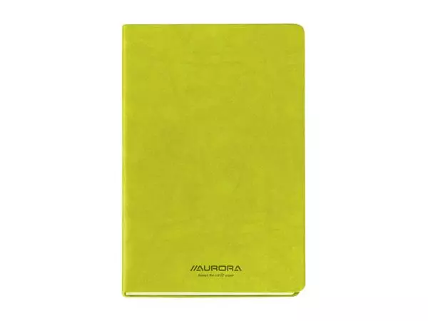 Een Notitieboek Aurora Capri A5 192blz lijn 80gr groen koop je bij All Office Kuipers BV