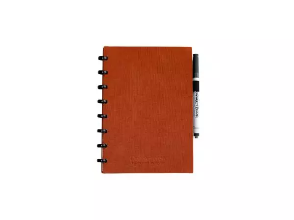 Een Notitieboek Correctbook A5 lijn 40blz linnen rusty red koop je bij Friese Schrijfkamer