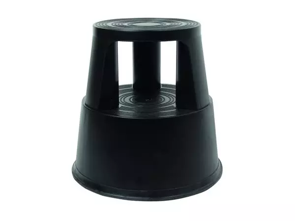 Een Opstapkruk Quantore 42cm kunststof zwart koop je bij iPlusoffice