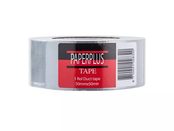 Een Plakband Paperplus 185452 ductape 50mmX50m koop je bij Deska Alles voor Kantoor