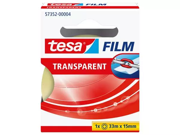 Een Plakband tesafilm® 33mx15mm Transparant in doosje koop je bij De Joma BV