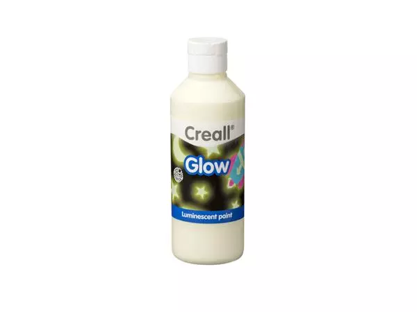 Een Plakkaatverf Creall glow in the dark groen 250ml koop je bij Schellen Boek- en Kantoorboekhandel