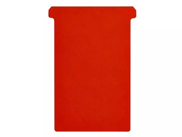 T-kaart Djois formaat 4 107mm rood 100 stuks