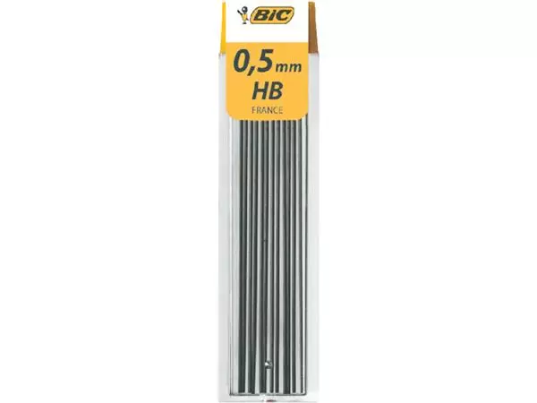 Een Potloodstift Bic HB 0.5mm koker à 12 stuks koop je bij De Joma BV