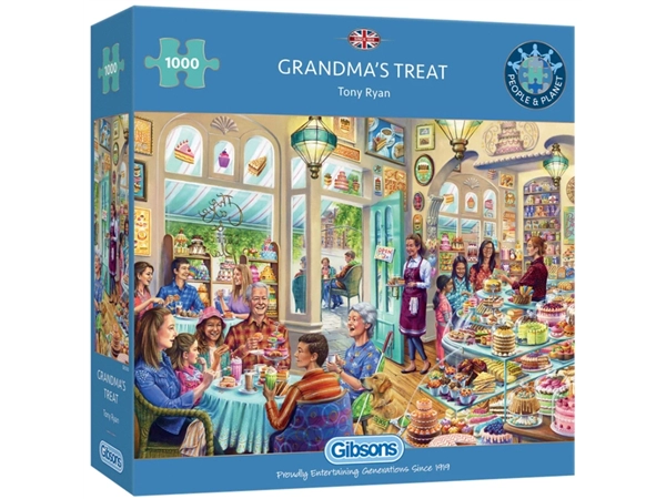 Puzzel Gibsons Grandma's Treat 1000st