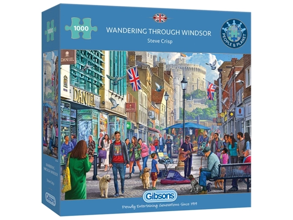 Een Puzzel Gibsons Wandering through Windsor 1000st koop je bij BeteS