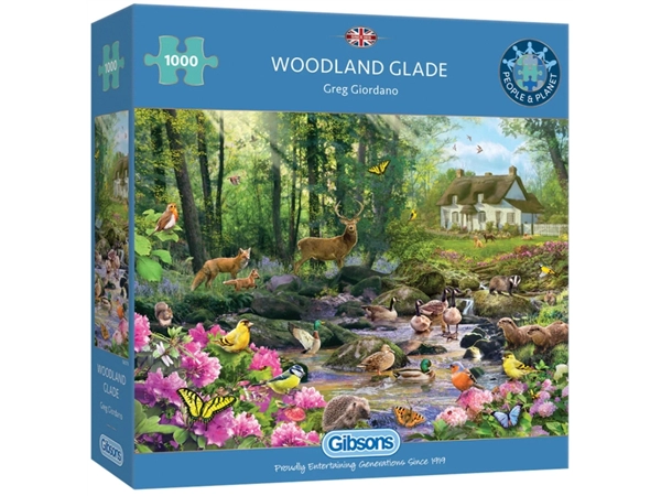 Een Puzzel Gibsons Woodland Glade 1000 stukjes koop je bij Egner kantoorspecialisten