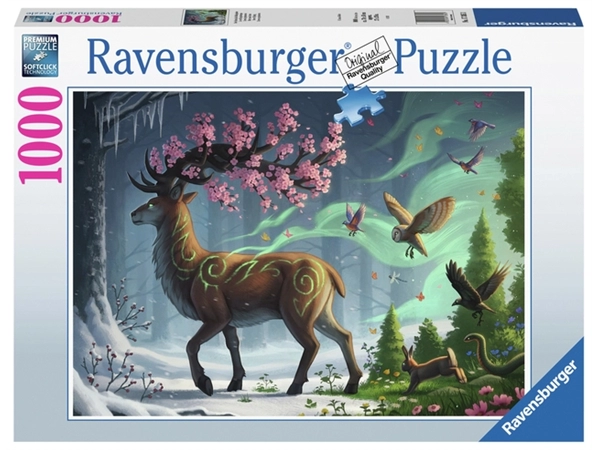 Een Puzzel Ravensburger Hert van de lente 1000 stukjes koop je bij iPlusoffice