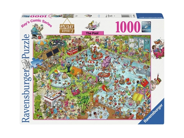 Een Puzzel Ravensburger Ray Comics The Pool deel 3 1000 stukjes koop je bij Deska Alles voor Kantoor