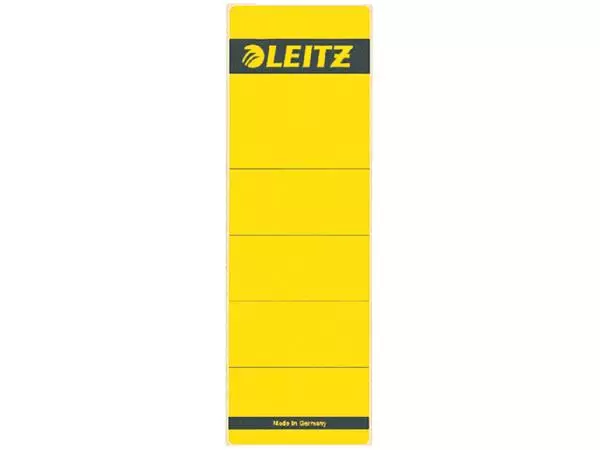 Een Rugetiket Leitz breed/kort 62x192mm zelfklevend geel koop je bij Company Supplies