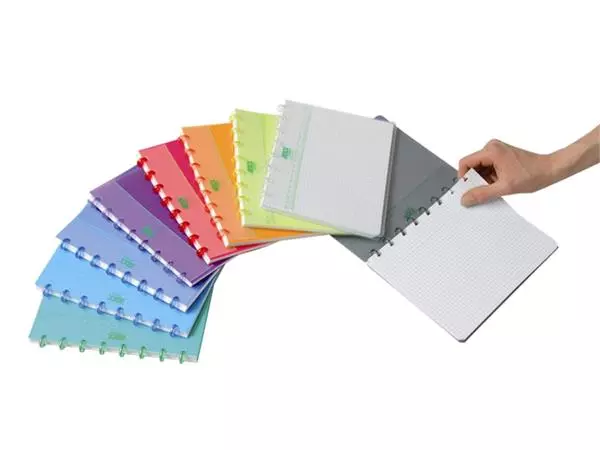Buy your Schrift Adoc A5 ruit 4x8mm 144 pagina's 90gr assorti at QuickOffice BV