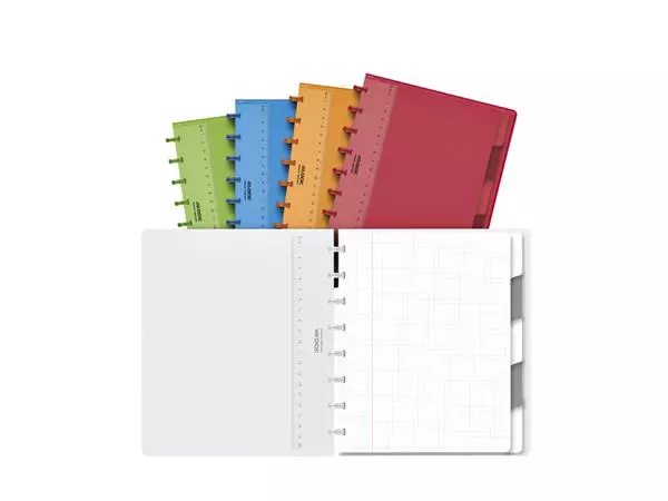 Buy your Schrift Adoc A5 ruit 5x5mm 144 pagina's 90gr met 5 tabbladen assorti at QuickOffice BV