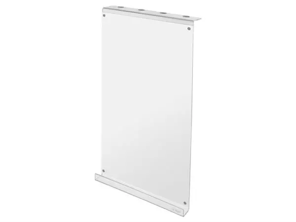 Een Schrijfbord Sigel akoestiek acryl transparant 300x600x60mm koop je bij Kantorice office & business supplies