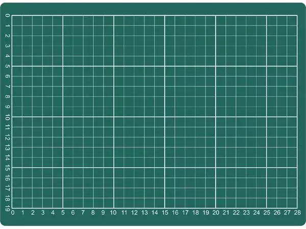 Een Snijmat A4 300x220mm groen koop je bij WinkelVolWinkels