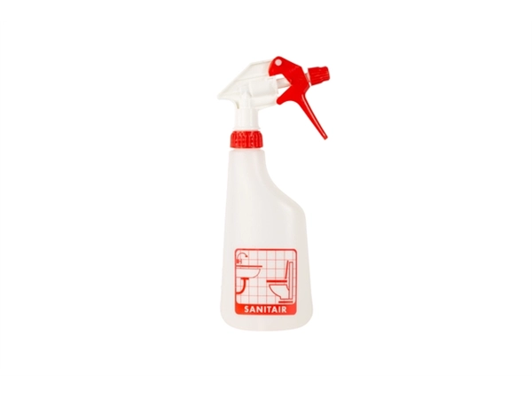 Een Sproeiflacon Cleaninq 600ml leeg met logo sanitair koop je bij Sysdicom BV