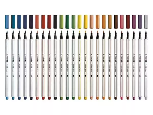 Een Brushstift STABILO Pen 568/36 smaragdgroen koop je bij De Joma BV