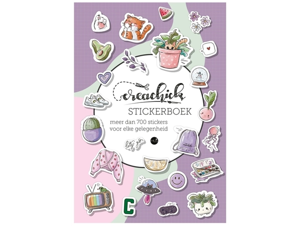 Een Stickerboek CreaChick A5 50 vel koop je bij Topkantoor Repro Creatief