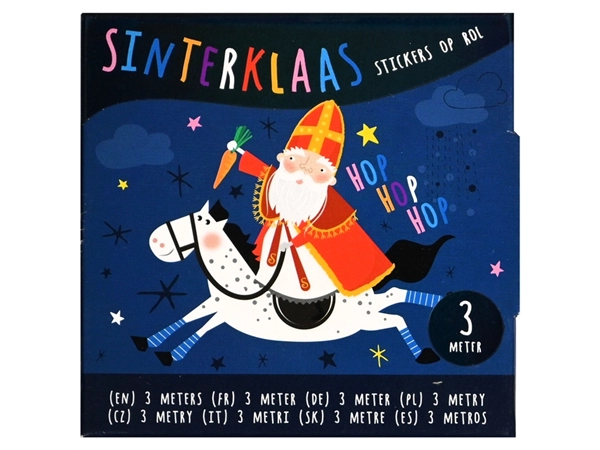 Stickerset Sinterklaas 3 meter