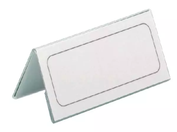 Een Tafelnaambord Durable 8052 61x210mm transparant koop je bij De Joma BV