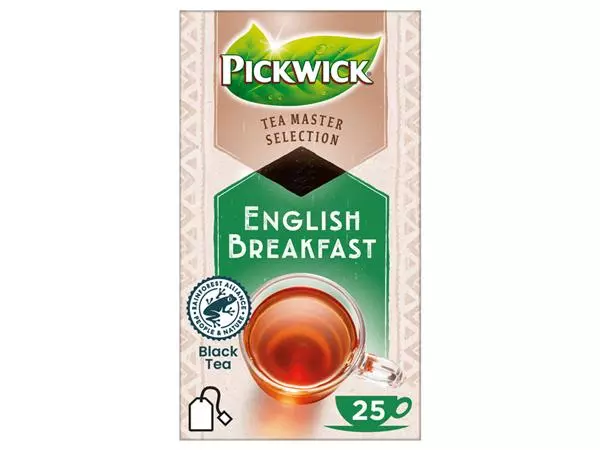Een Thee Pickwick Master Selection English breakfast 25st koop je bij De Joma BV