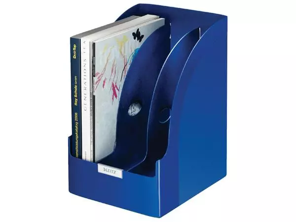 Een Tijdschriftcassette Leitz Plus jumbo blauw koop je bij Clippz! Office Supplies