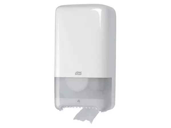 Een Toiletpapierdispenser Tork Twin Mid-size T6 Elevation wit 557500 koop je bij De Joma BV