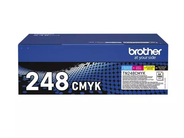 Een Toner Brother TN-248VAL zwart en kleur koop je bij van Kerkvoorde & Hollander B.V.