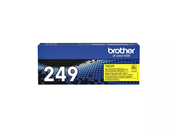 Een Toner Brother TN-249Y geel koop je bij QuickOffice BV