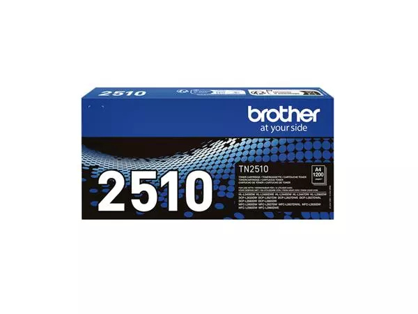 Een Toner Brother TN-2510 zwart koop je bij All Office Kuipers BV