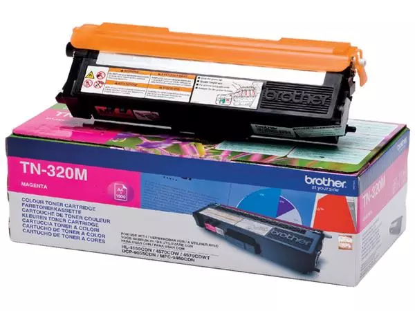 Een Toner Brother TN-320M rood koop je bij Supply Mij