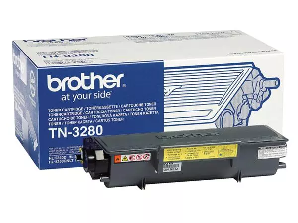Een Toner Brother TN-3280 zwart koop je bij All Office Kuipers BV