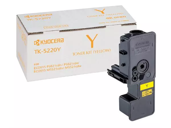 Een Toner Kyocera TK-5220Y geel koop je bij All Office Kuipers BV