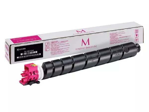 Een Toner Kyocera TK-8515M rood koop je bij van Kerkvoorde & Hollander B.V.