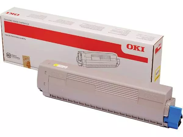 Een Toner Oki 45862814 geel koop je bij Clippz! Office Supplies