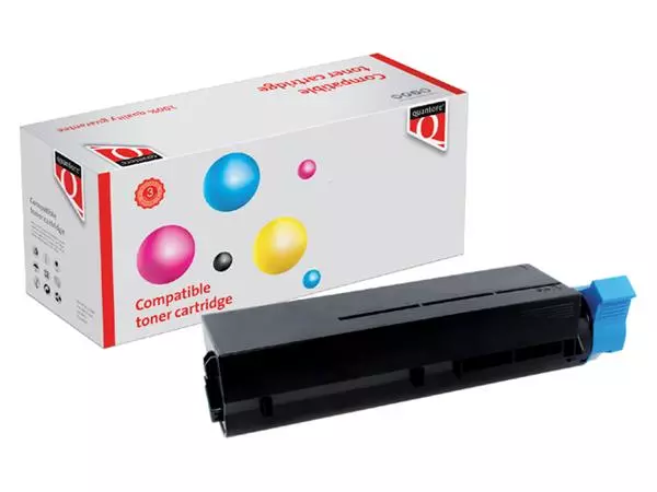 Een Toner Quantore alternatief tbv Oki 44574702 zwart koop je bij Clippz! Office Supplies