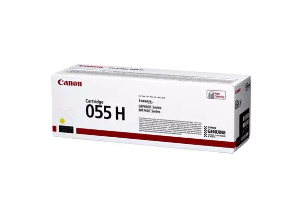 Een Tonercartridge Canon 055H geel koop je bij Sysdicom BV