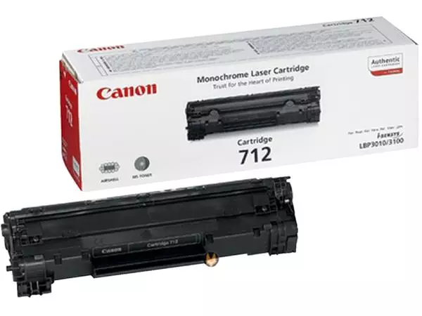 Een Tonercartridge Canon 712 zwart koop je bij De Joma BV