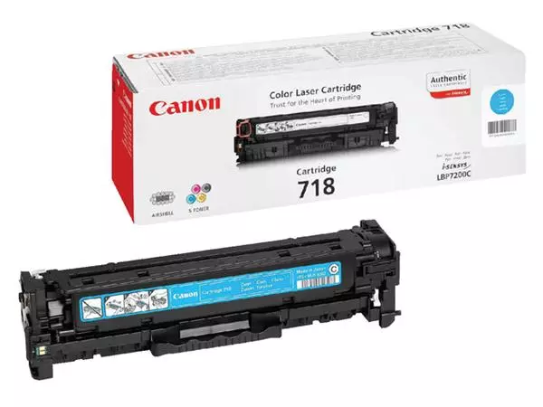 Tonercartridge Canon 718 blauw