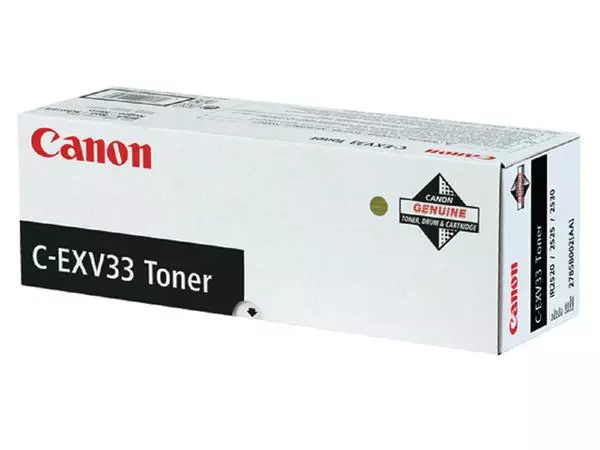 Een Tonercartridge Canon C-EXV 33 zwart koop je bij Kantoorboekhandel Van Atten