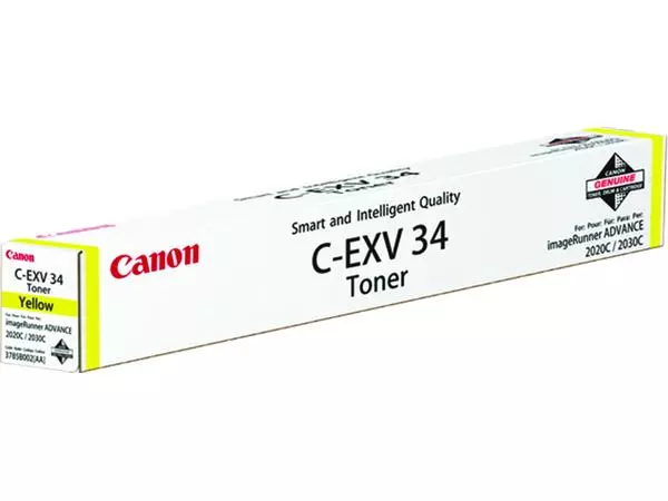 Een Tonercartridge Canon C-EXV 34 geel koop je bij Friese Schrijfkamer