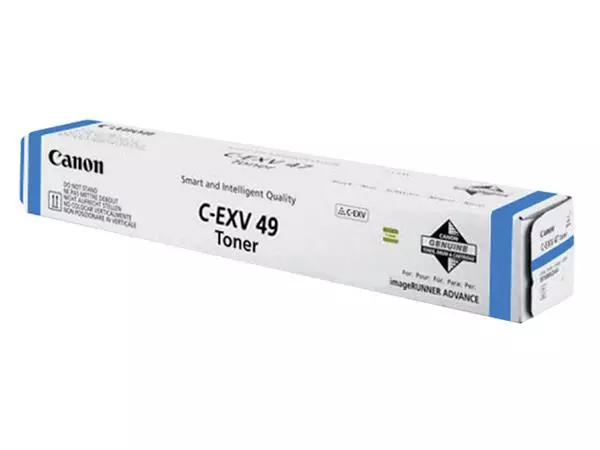 Een Tonercartridge Canon C-EXV 49 blauw koop je bij De Rijk Kantoorshop