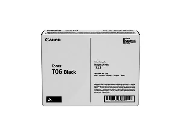 Een Tonercartridge Canon T06 zwart koop je bij All Office Kuipers BV