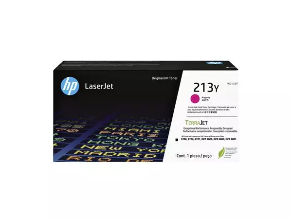 Een Tonercartridge HP W2133Y 213Y rood koop je bij Kantoorboekhandel Van Atten