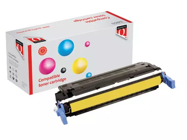 Een Tonercartridge Quantore alternatief tbv HP CB402A geel koop je bij Sysdicom BV