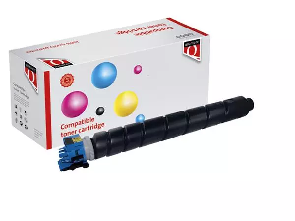 Een Tonercartridge Quantore alternatief tbv Kyocera TK-8345C blauw koop je bij Kantoorboekhandel Van Atten