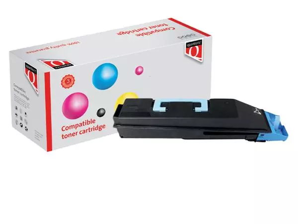 Een Tonercartridge Quantore alternatief tbv Kyocera TK-865C blauw koop je bij Romijn Office Supply