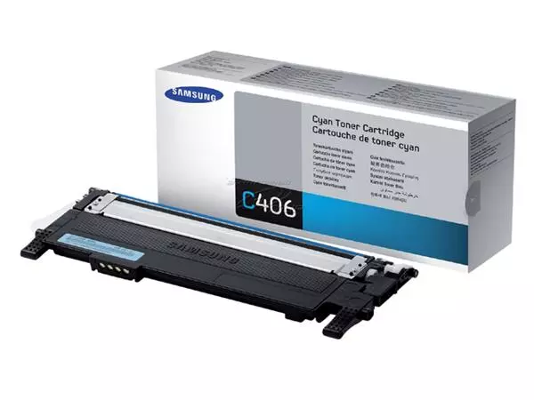 Een Tonercartridge Samsung CLT-C406S blauw koop je bij QuickOffice BV