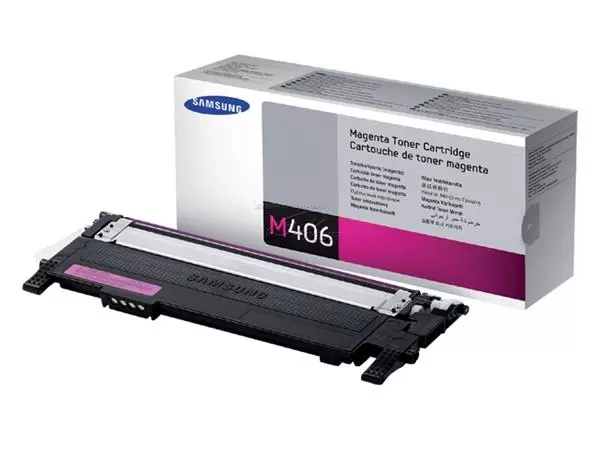 Een Tonercartridge Samsung CLT-M406S rood koop je bij De Rijk Kantoorshop