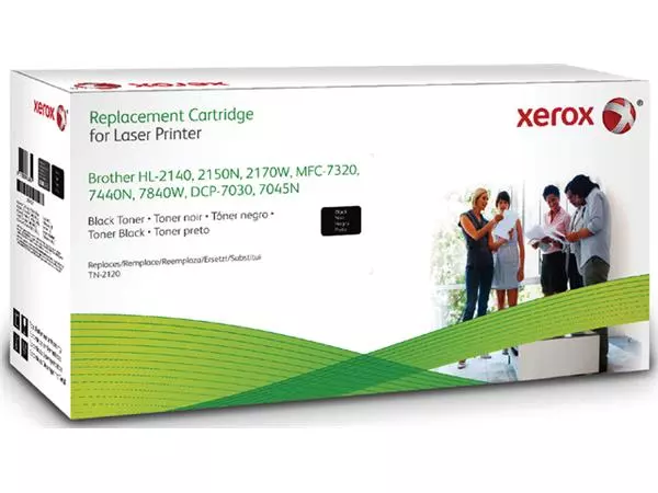 Een Tonercartridge Xerox alternatief tbv Brother TN- 2120 zwart koop je bij WinkelVolWinkels